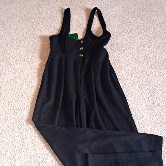 LARGE HALARA DECORATIVE BUTTON WORK JUMPSUIT - Picture 4 of 8